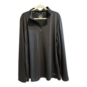 Tek Gear DryTek Quarter Zip Lightweight Stretch Pullover Shirt Men's Size XXL